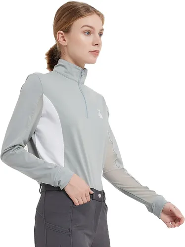 Miniatura 4 de HR Farm - Camisa de manga larga Ice Feel de secado rápido para mujer
