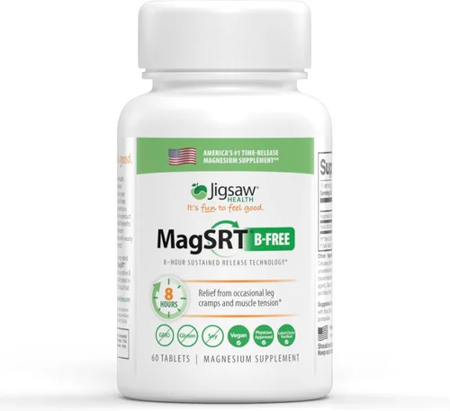 Jigsaw Health MAG SRT - Suplemento de magnesio (Mag SRT B-Free, 60 unidades (paquete de 1))