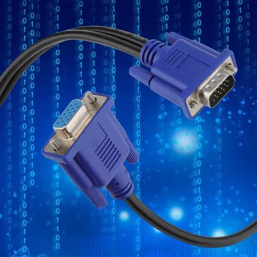 Miniatura 6 de Cable divisor VGA 1080P Dual VGA Monitor Y Cable 1 macho a 2 hembra Cable adaptador solo para duplicación de pantalla – 1.5 pies