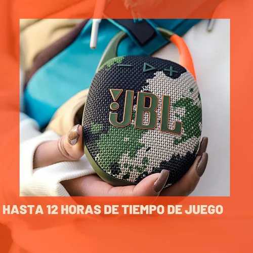 Miniatura 2 de JBL Clip 5 - Altavoz Bluetooth ultraportátil, impermeable y a prueba de polvo, gran sonido JBL Pro con graves impactantes, mosquetón integrado, Rojo