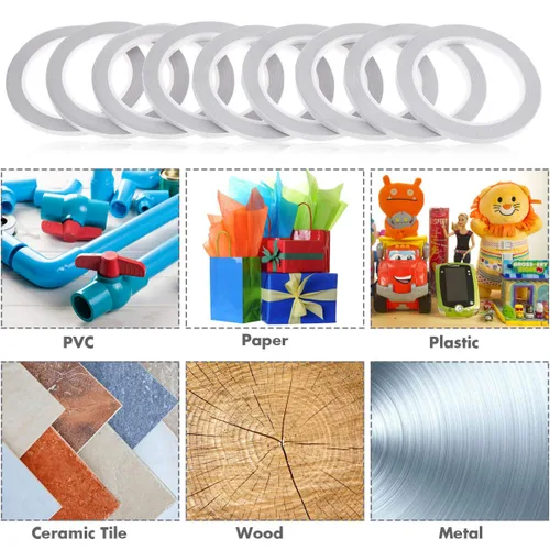 Miniatura 6 de cridoz Cinta adhesiva de doble cara, 9 rollos de cinta adhesiva de doble cara para hacer tarjetas, álbumes de recortes, manualidades y suministros