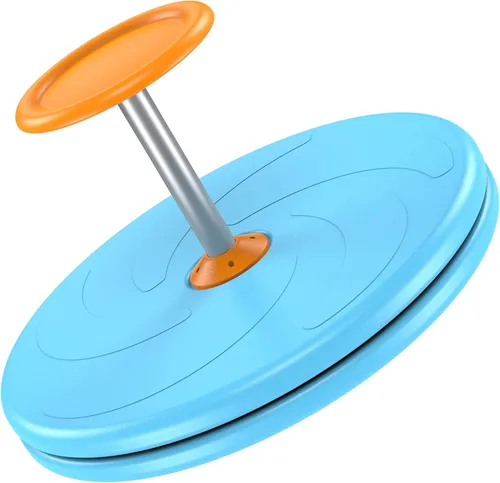 Miniatura 5 de Spinner-X - Juguete sensorial giratorio sentado para sentarse y girar, tamaño más grande y material duradero para niños a partir de 3 años (azul)