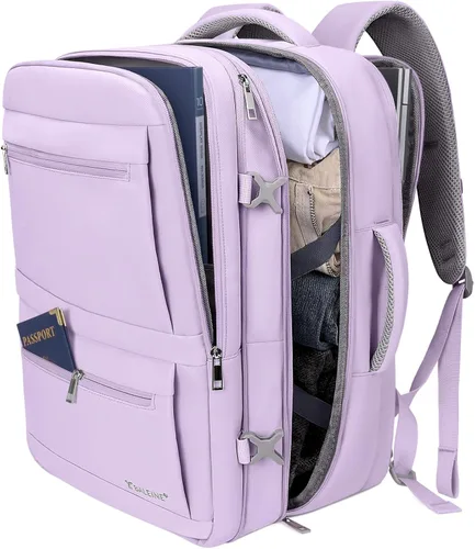 Miniatura 19 de BALEINE Mochila de Viaje para Mujeres y Hombres, Mochila Grande y Resistente de Equipaje de Mano para Laptop, Regalos para Negocios, Casual, Viajes