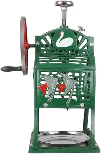Máquina de afeitar manual de hielo de nieve - Máquina de afeitar de hielo de metal de alta eficiencia - Máquina de afeitar de hielo manual comercial