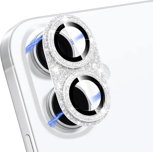 Miniatura 9 de Protector de lente de cámara compatible con iPhone 15 y 15 Plus, protector de pantalla de vidrio templado antiarañazos, a prueba de golpes, funda