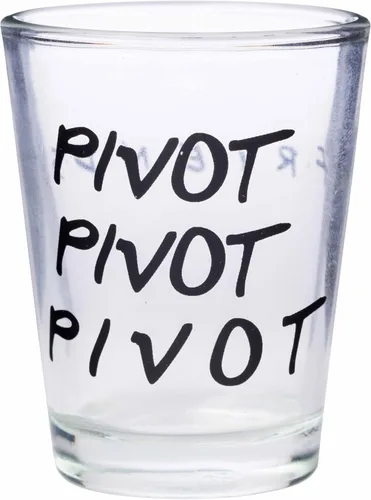 Miniatura 6 de Silver Buffalo Friends - Frases icónicas "You're My Lobster", "How You Doin'", "Pivot" y "We Were On A Break!", Paquete de 4 mini gafas, 1.5 onzas