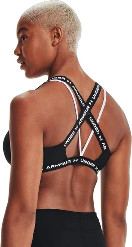 Miniatura 2 de Under Armour Sujetador bajo con espalda cruzada para mujer, Púrpura
