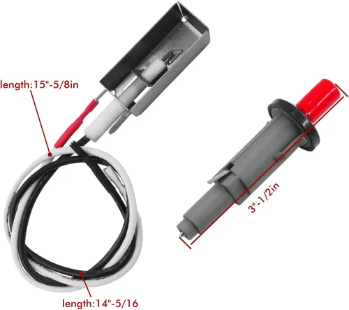 Miniatura 4 de MENSI Kit de repuesto para montaje de encendedor piezoeléctrico para Weber Grill Modelo 7510, Spirit E-210, Spirit 500/700, Genesis E-310/E-320
