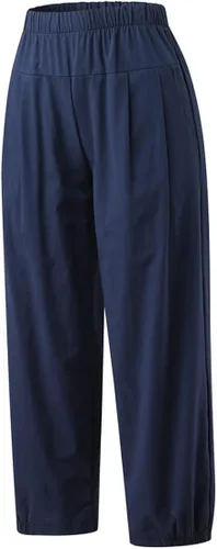 Miniatura 4 de Womens Capri Yoga Pants Wide Leg Loose Comfy Lounge Cropped Capris with Pockets