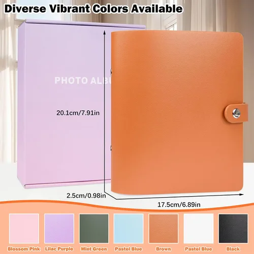 Miniatura 8 de Mini álbum de fotos con 360 bolsillos para cámara instantánea Fujifilm Instax Mini 12 11 9 8+ 8 LiPlay, álbum de imágenes para Polaroid Snap/Snap