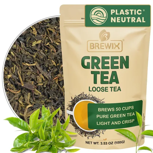Miniatura 18 de BREWIX, Bedtime Blossom - Té suelto de hierbas (más de 50 tazas) sin cafeína y totalmente natural Mezcla relajante floral nocturna Rooibos