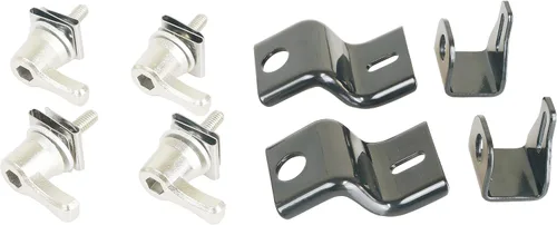 Miniatura 3 de Kit de conversión de bolsa de sillín Harvards Chrome Compatible con bolsas de sillín Harley 2014-2023 en modelos Touring '09-'13 Street Glide Road