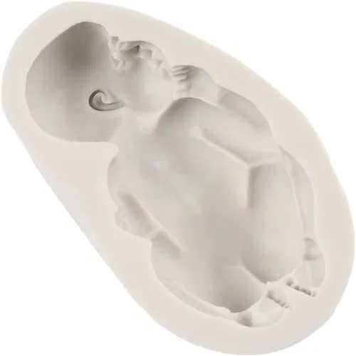 Miniatura 8 de Molde de silicona para fondant de bebé durmiendo para decoración de pastel de cumpleaños, baby shower, chocolate, cupcake, caramelo, azúcar