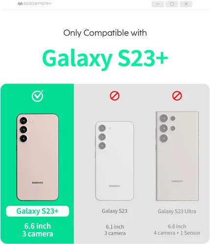 Miniatura 6 de GOOSPERY Funda de silicona líquida compatible con Samsung Galaxy S23 Plus, suave al tacto, protección de cuerpo completo, a prueba de golpes