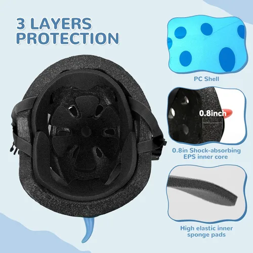 Miniatura 2 de Casco de bicicleta para niños, casco deportivo para niños de 2 a 4 años de edad, para auto equilibrado, triciclo, scooters, bicicleta y otros