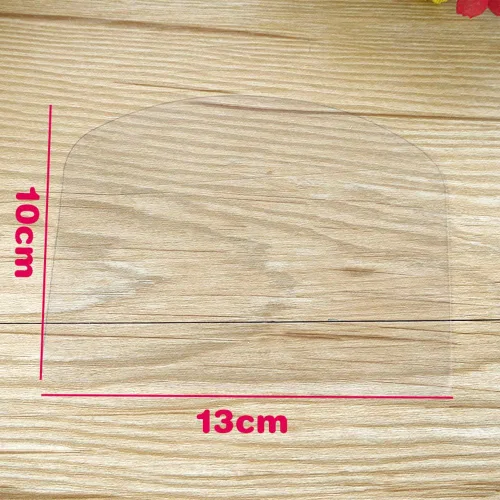 Miniatura 3 de 5 piezas de plástico flexible raspador de pasteles más suave transparente espátula raspador de crema para tartas más suave glaseado más suave
