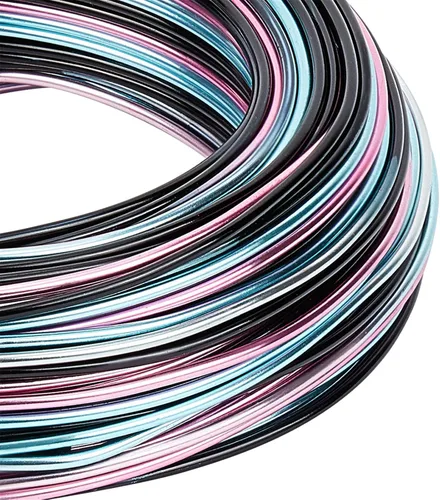 Miniatura 20 de BENECREAT Alambre de aluminio de 7 metros, calibre 3, alambre de metal flexible para esculpir árboles de bonsái, flores, creación de esqueletos