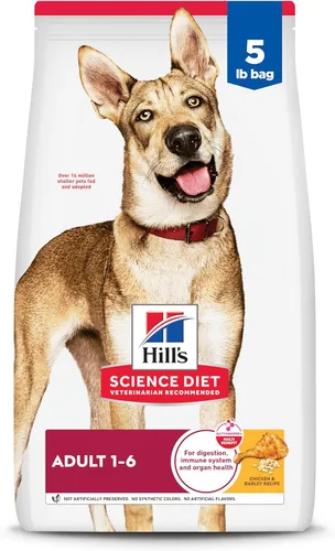 Miniatura 17 de Hill's Science Diet Adulto 1-6, Adulto 1-6 Premium Nutrition, alimento seco para perros, pollo y cebada, bolsa de 15 libras