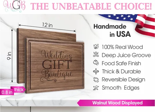 Miniatura 3 de Tabla de cortar personalizada, idea de regalo de boda, aniversario o inauguración de la casa, embutidos grabados en madera, para parejas y amigos