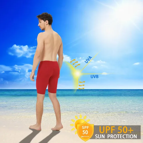 Miniatura 43 de Traje de baño deportivo competitivo para hombre, traje de entrenamiento de resistencia de carreras, pantalones cortos de natación de secado rápido