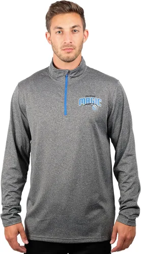 Miniatura 52 de Ultra Game Camiseta oficial de la NBA de manga larga con cremallera corta para hombre Color del