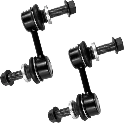 Miniatura 23 de 2 paquetes de kit de enlace de barra estabilizadora Compatible con Jeep TJ 1997-2006, enlace de barra antivuelco delantera Compatible con Jeep