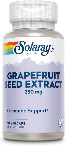 Miniatura 3 de SOLARAY Extracto de semilla de pomelo de potencia garantizada, tapa vegetal (Btl-plástico) 250mg 60ct