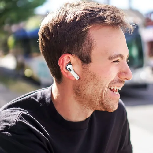 Miniatura 6 de AhaStyle 4 pares de fundas de silicona para AirPods 3 auriculares [no cabe en la funda de carga] compatible con Apple AirPods 3 2021
