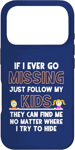 Miniatura 30 de If I Ever Go Missing Follow My Kids Funny Parenting Case for iPhone 17