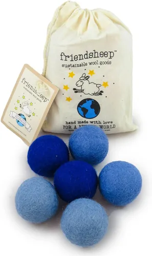 Miniatura 2 de Friendsheep Pelota de juguete de lana ecológica para mascotas, gato, hurón, perro pequeño, comercio justo, hecha a mano en Nepal, ecológica, 100%