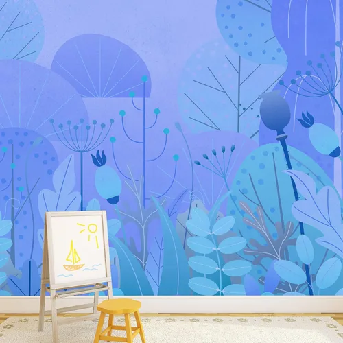 Miniatura 28 de IDEA4WALL Adhesivo mural removible para pared, cielo azul, castillo mágico místico, fantasía y ciencia ficción, arquitectura, fotografía, arte