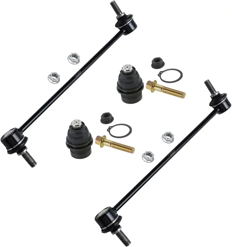 Miniatura 154 de Detroit Axle – Kit de suspensión delantera para Hyundai 2013-2018 Santa Fe 2 enlaces de barra de estabilizador 4 varillas de amarre interiores