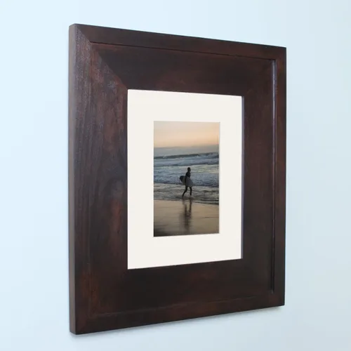 Miniatura 18 de Marco de fotos oculto de 11 x 14 pulgadas, botiquín sin espejo para baño, empotrado en la pared, fabricado en América del Norte, madera real, sin