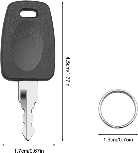 Miniatura 2 de Llaves de equipaje, 002 007 Llaves plateadas para T-S-A 002 007 llaves de bloqueo de equipaje maestro + 1 llavero, compatible con bolsa, maleta