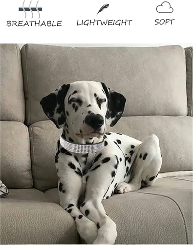 Miniatura 4 de Collar de perro para perros pequeños, collares ajustables de cuero de gamuza para perro, collar de perro rosa para gato, collar de perro