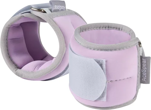 Miniatura 11 de AceSpear - Conjuntos de pesas de tobillo para hombres, mujeres y niños 1 libra, 2 libras, 3 libras, 4 libras y 5 libras, pesas de pierna, muñeca