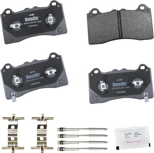 Miniatura 53 de Pastillas de freno delanteras cerámicas Bendix Priority1 CFC2302 para Hyundai Elantra 2021, Sonata 2022-2020, Kia K5 2023-2021
