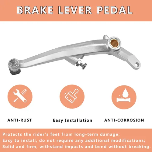 Miniatura 3 de BAIONE Pedal de freno de motocicleta reemplazo de palanca de freno para Ducati DIAVEL Multistrada 1200 todo el año Pedal de palanca de freno