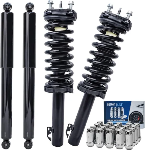 Miniatura 70 de Detroit Axle - Kit de puntales delanteros de 6 piezas para Ford Escape 2014-2019, 2 puntales y muelles helicoidales, 2 enlaces de barra