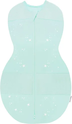 Miniatura 24 de Happiest Baby Sleepea - Manta de 5 segundos, 100 % algodón orgánico, diseñada por médicos que promueve el desarrollo saludable de la cadera, paquete