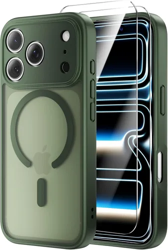 Miniatura 53 de Funda magnética diseñada para iPhone 11 Pro Max, [probada en caídas de grado militar] [compatible con MagSafe] Funda protectora delgada translúcida