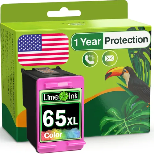 Cartucho de tinta remanufacturado de color 65XL para HP Ink 65 HP65 XL HP65XL para Envy 5055 5052 5010 5070 5014 Deskjet 3755 3772 2600 3752 2652