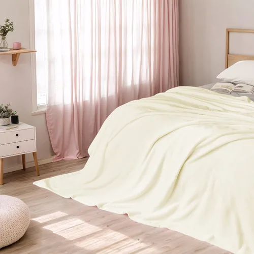 Miniatura 49 de NICETOWN Manta de Vellón Rosa para Sofá, Decoración Navideña Suave y Mullida de Felpa Manta de Regazo de Franela de Lujo para Niños, Súper Acogedora