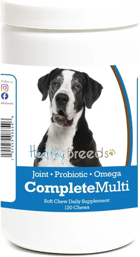 Miniatura 83 de Healthy Breeds Boxer todo en uno multivitamínico suave masticable 120