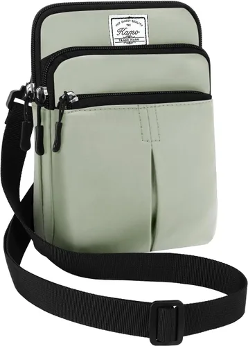 Miniatura 36 de Kamo Bolso Multifuncional para Teléfono de Un Solo Hombro, Bolso de Cintura para Teléfono, Bolso Diagonal Cruzado, Estuche para Teléfono Inteligente