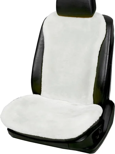 Miniatura 7 de Dotesy - 2 paquetes de fundas de asiento delantero de coche de piel de oveja australiana auténtica, protector de asiento de coche de lana natural