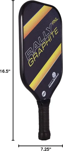 Miniatura 7 de Rally PXL - Paleta de pickleball de grafito Núcleo de nido de abeja compuesto de polímero, cara de carbono de grafito, ligera, aprobada por USAPA