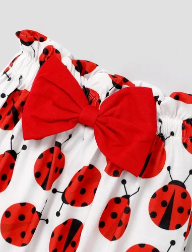 Miniatura 5 de Conjunto de 95 % algodón para bebé, conjunto de 3 piezas con volantes acanalados y pantalones de camuflaje con diadema