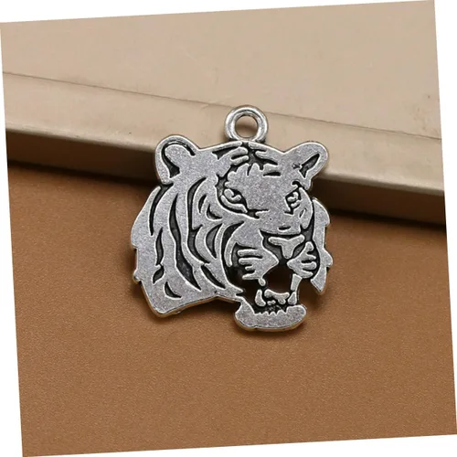 Miniatura 9 de EXCEART Juego de 30 llaveros de acero inoxidable para regalo, aretes retro, para oficina en casa, regalo de negocios, llavero de animal, colgante