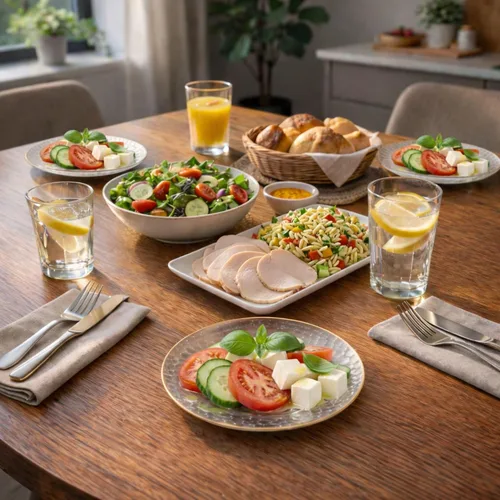 Miniatura 3 de Restaurantware Moderna - Platos desechables de 7.5 pulgadas, 40 platos de plástico duraderos para fiestas, platos llanos de plástico transparente